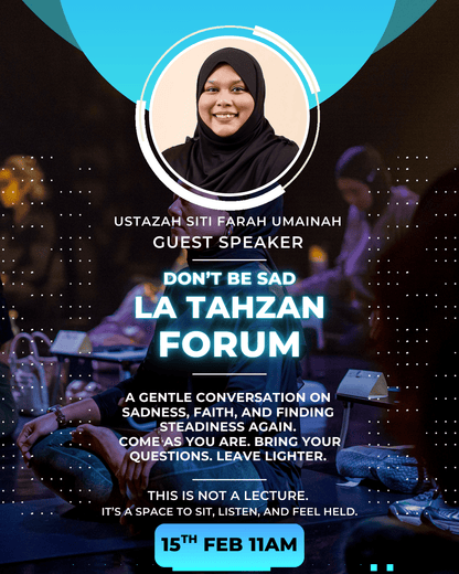 La Tahzan (Don't Be Sad) 15th Feb 2026 *9.30am @ Stamford Arts Centre 2.5hrs